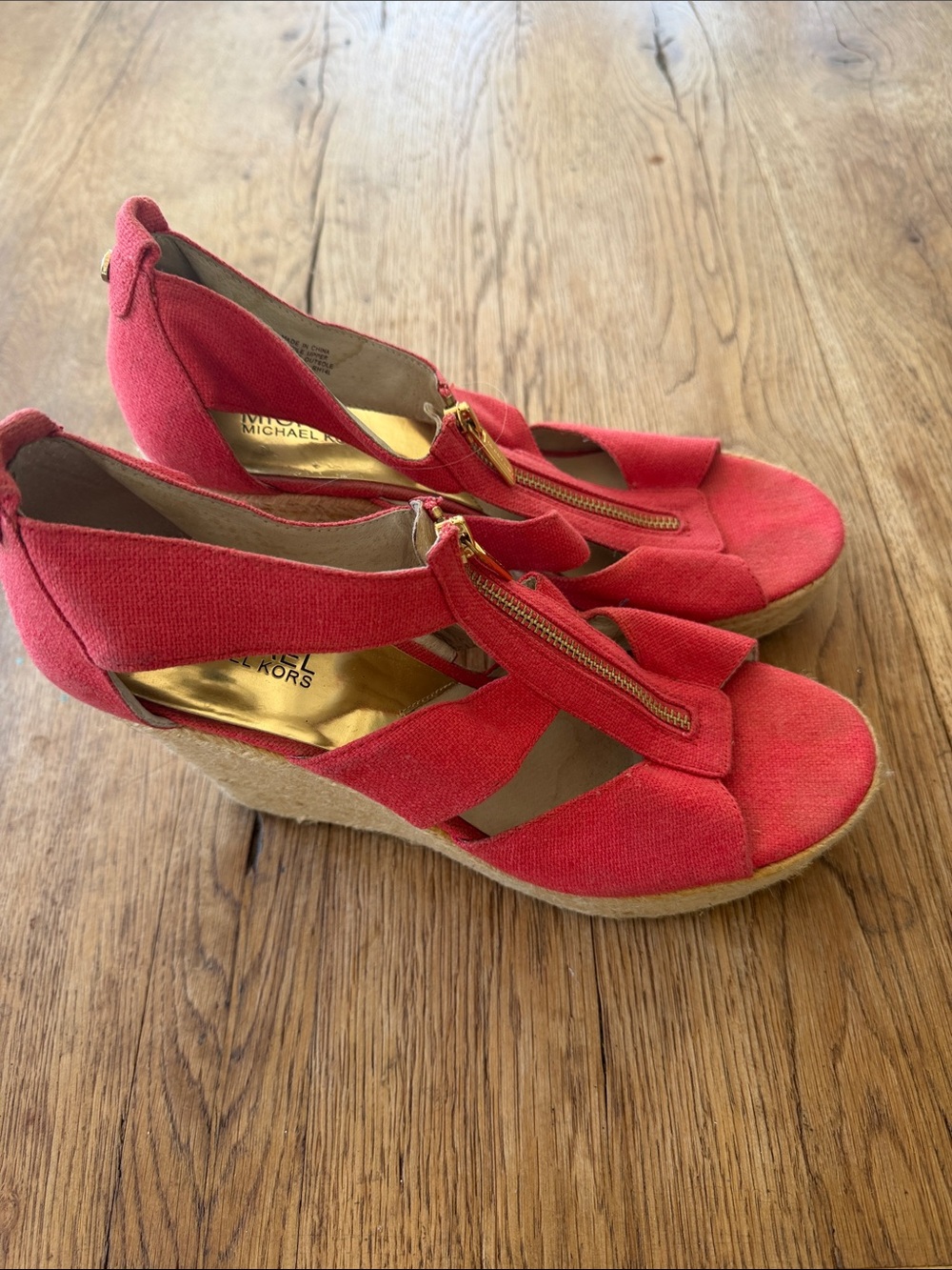 Michael Kors Wedge Sandles size 9